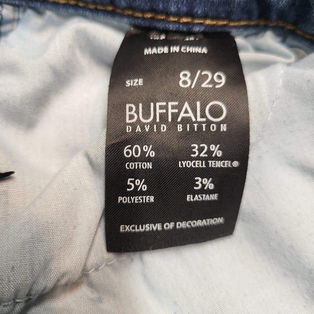 Buffalo David Bitton Jeans Womens 8 Blue Avalon Mid Rise Ankle Skinny Stretch - Picture 5 of 12